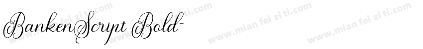 BankenScript Bold字体转换